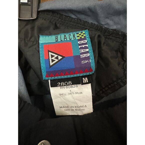 Black Bear Mens Black Snow Pants - Medium EUC - Picture 5 of 6